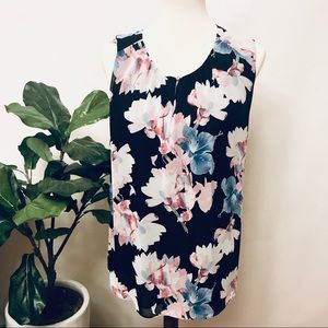 Vince Camuto flower print tank